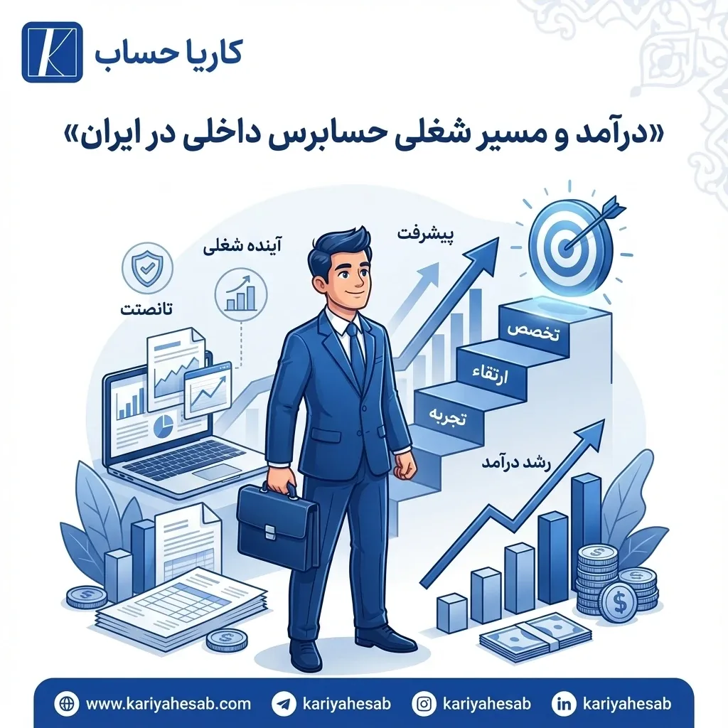 مسیر شغلی و حقوق حسابرس داخلی در ایران