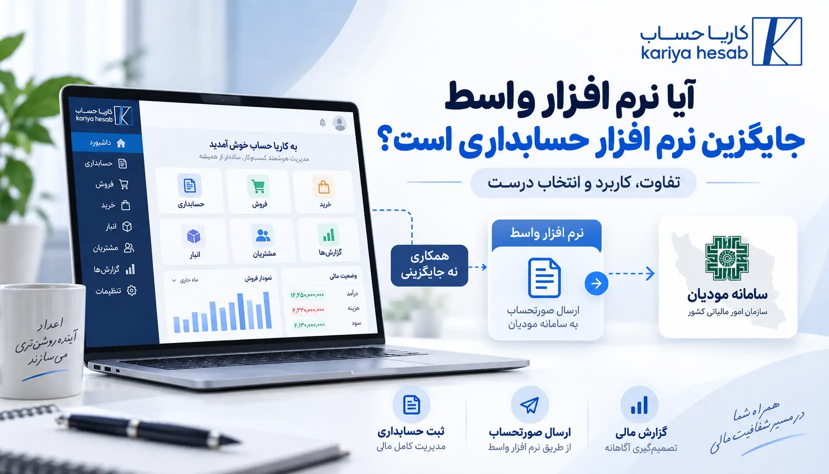 آیا نرم افزار واسط جایگزین نرم افزار حسابداری است؟