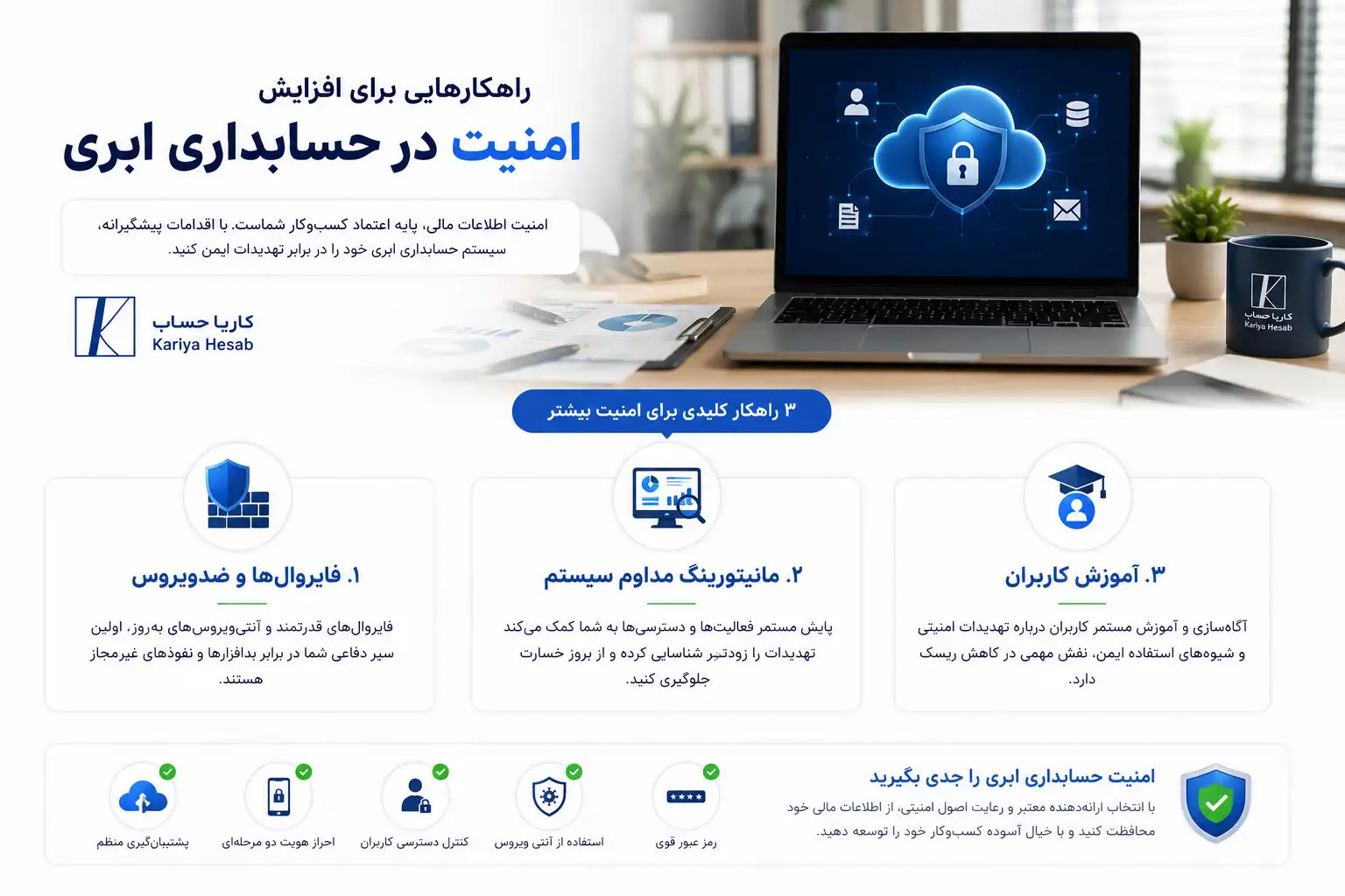 امنیت نرم افزار حسابداری ابری یعنی چه؟