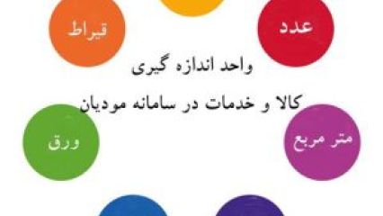 واحدهای اندازه گیری در سامانه مودیان