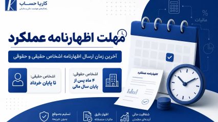 مهلت اظهارنامه عملکرد؛ آخرین زمان ارسال اظهارنامه اشخاص حقیقی و حقوقی